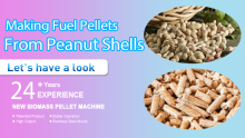 Making Fuel Pellets From Peanut Shells