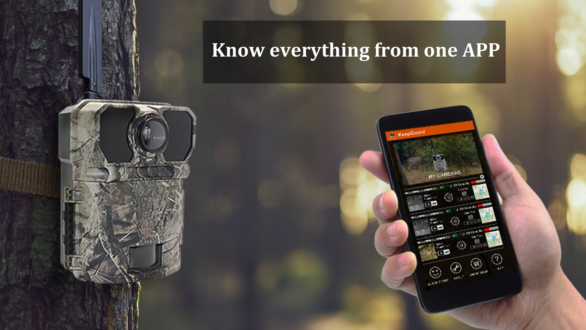 Customized Cellular trail camera manufacturers From China KEEPGUARD