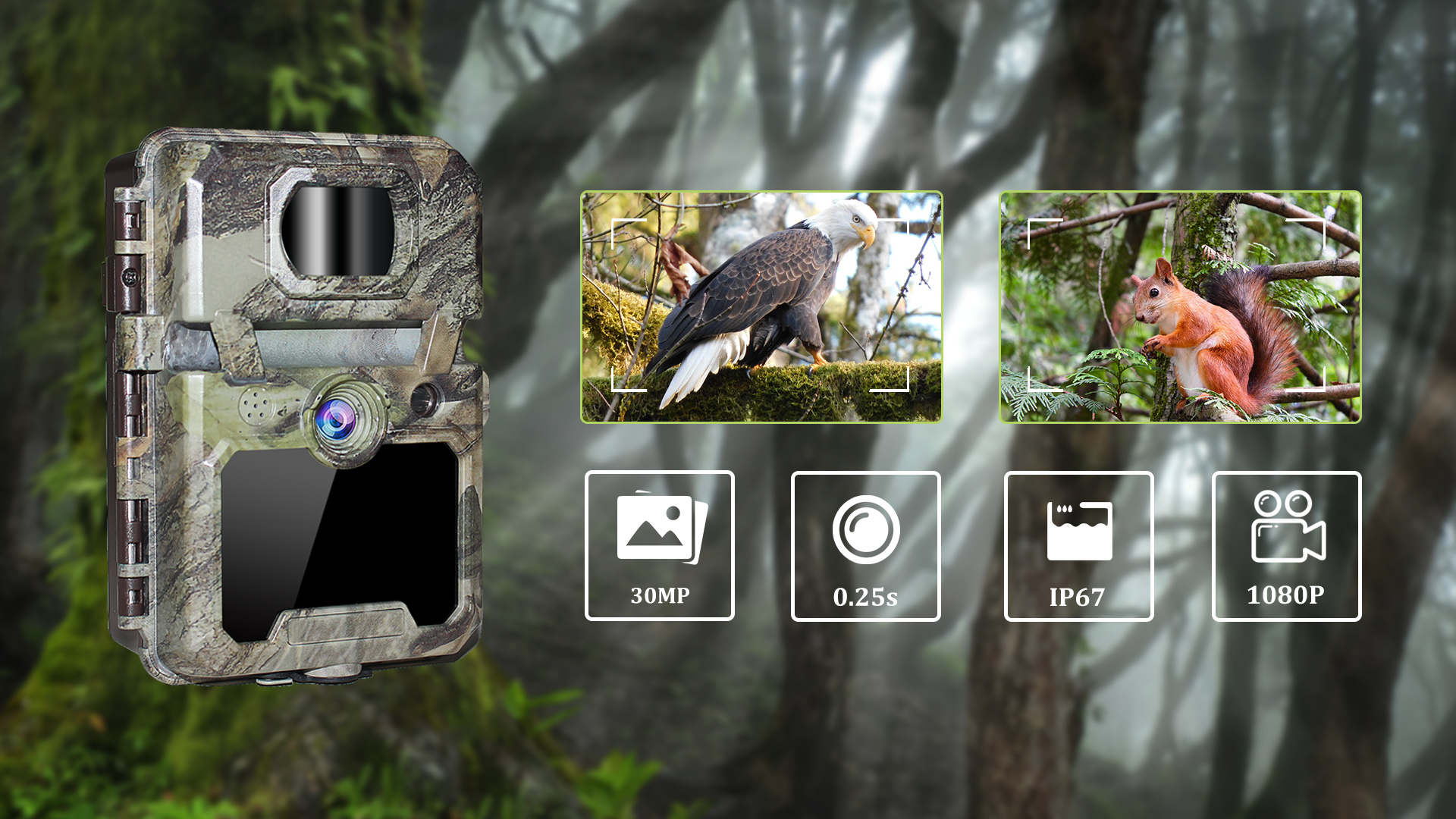 Keepguard mini wild camera 0.25S trigger speed support timelapse ...