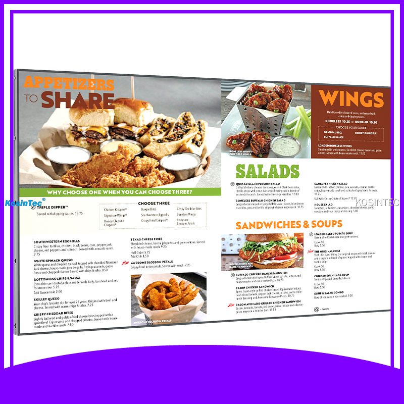 Papan display led OEM untuk produksi restoran | KOSINTEC