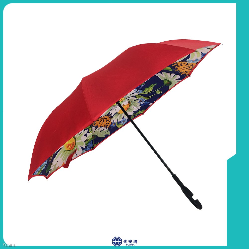 Custom compact reverse folding umbrella factory Manufacturer Yoana
