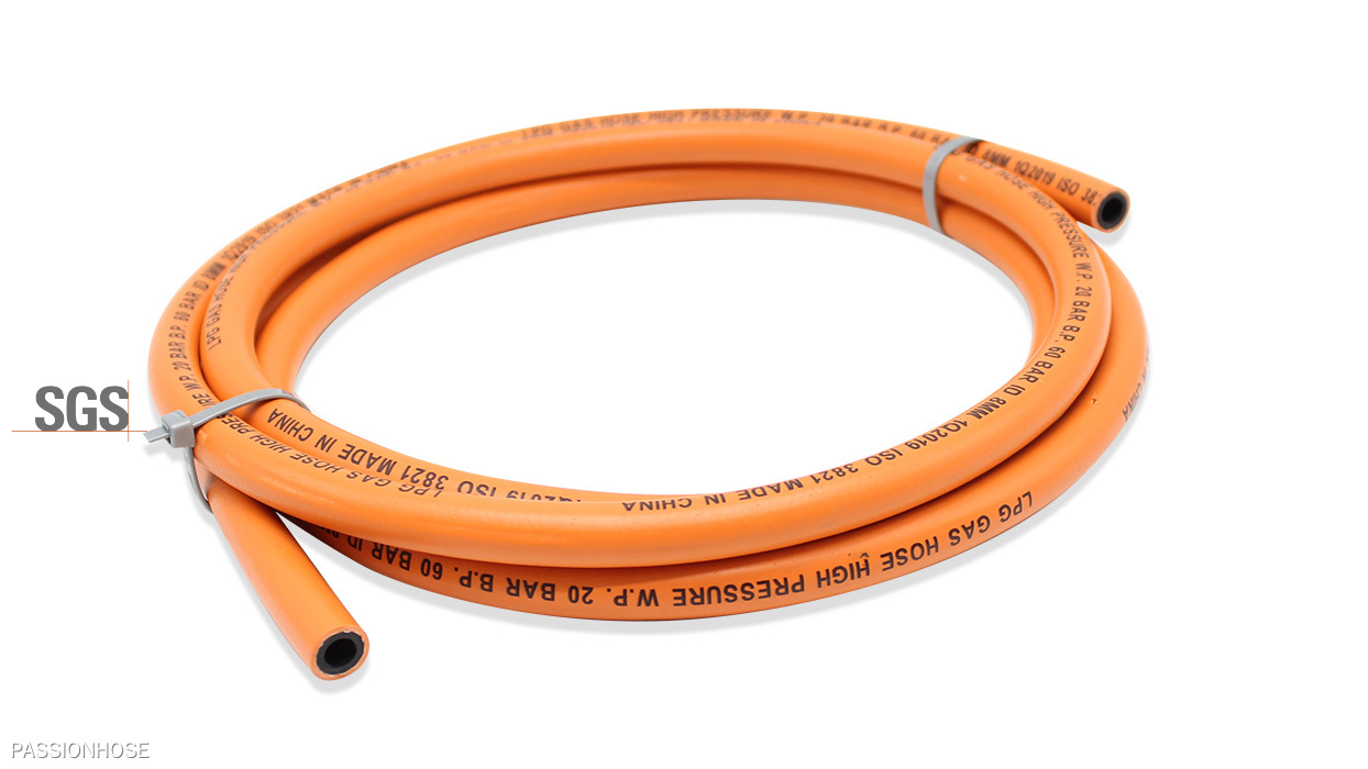 Custom rubber gas hose creaseresistance Manufacturer PASSIONHOSE