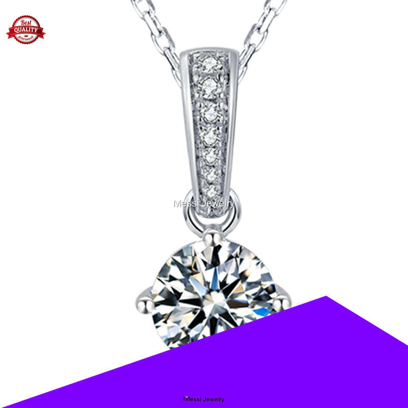 925 Sterling Silver Moissaniteテニスチェーン付きGRA証明書