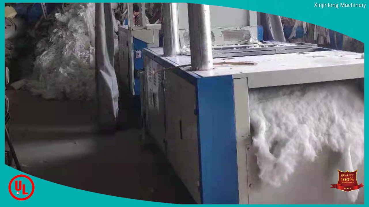 Maquinaria Xinjinlong | Máquina de reciclaje de residuos de hilo de  poliéster duradera de alta seguridad, image size:1280x720