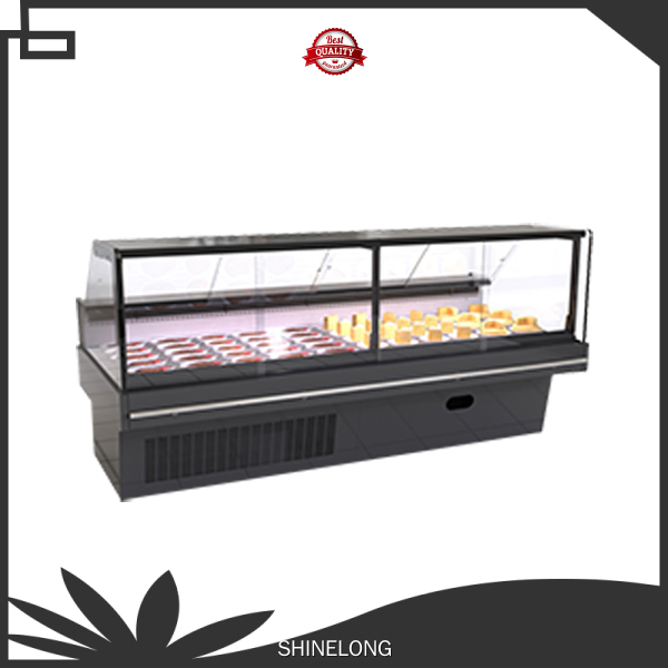 Stainless Steel Deli Display Fridge - LED Lighting & Glass Counter.