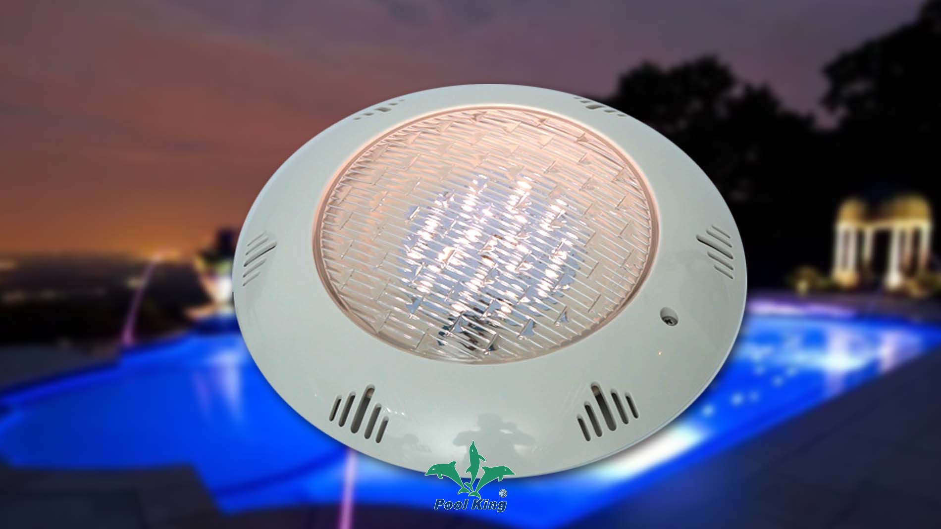 Poolking Top above ground pool led lights supply