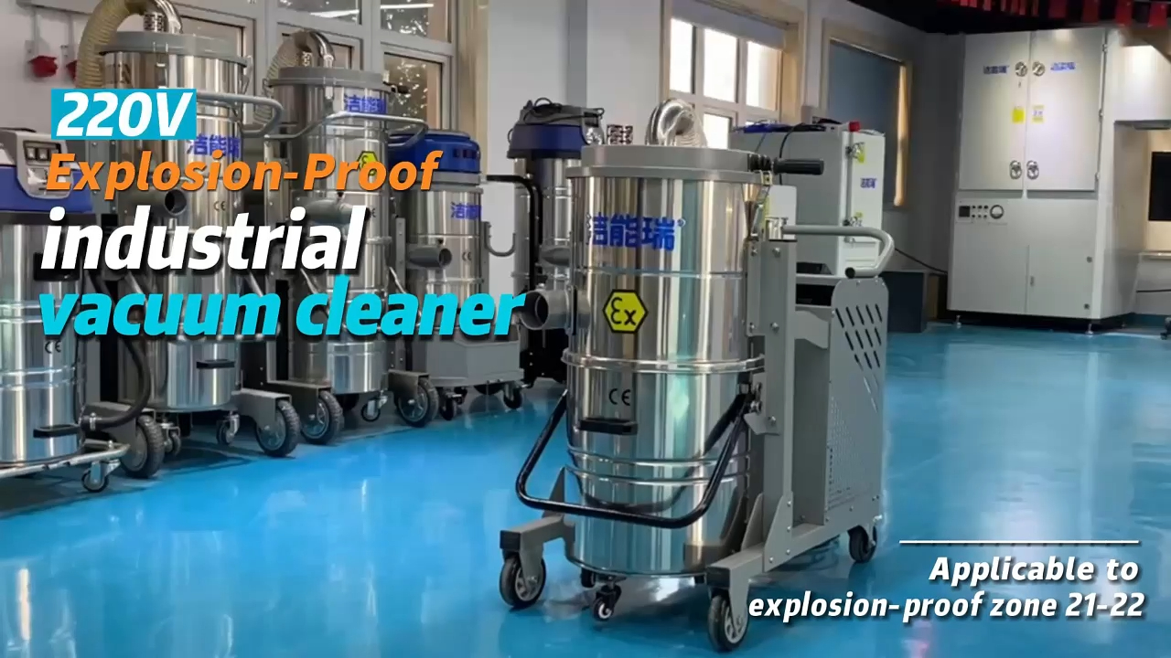 Detail display of singlephase explosionproof industrial vacuum