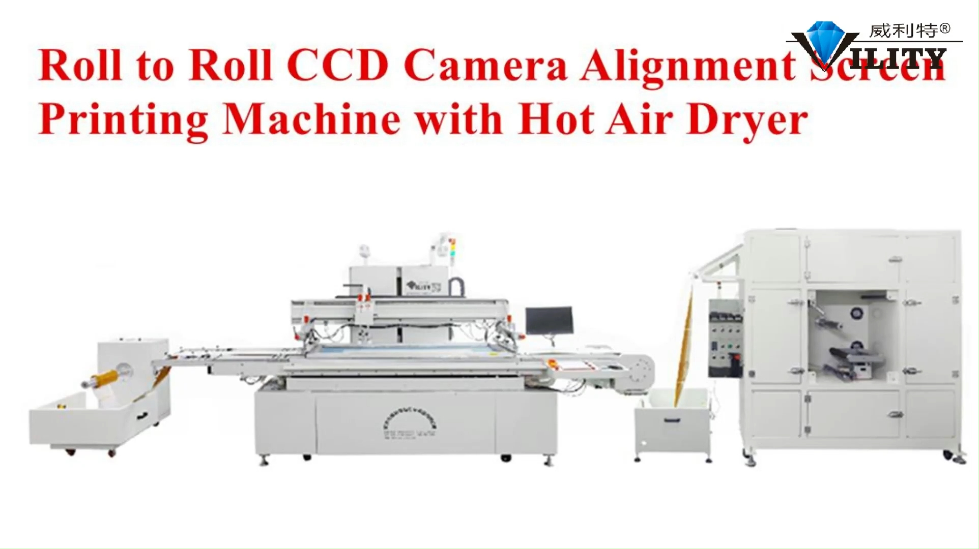  Vility Roll to Roll CCD Screen Printing press, screen printer for LED Bar Supplier & manufacturers | VILITY 