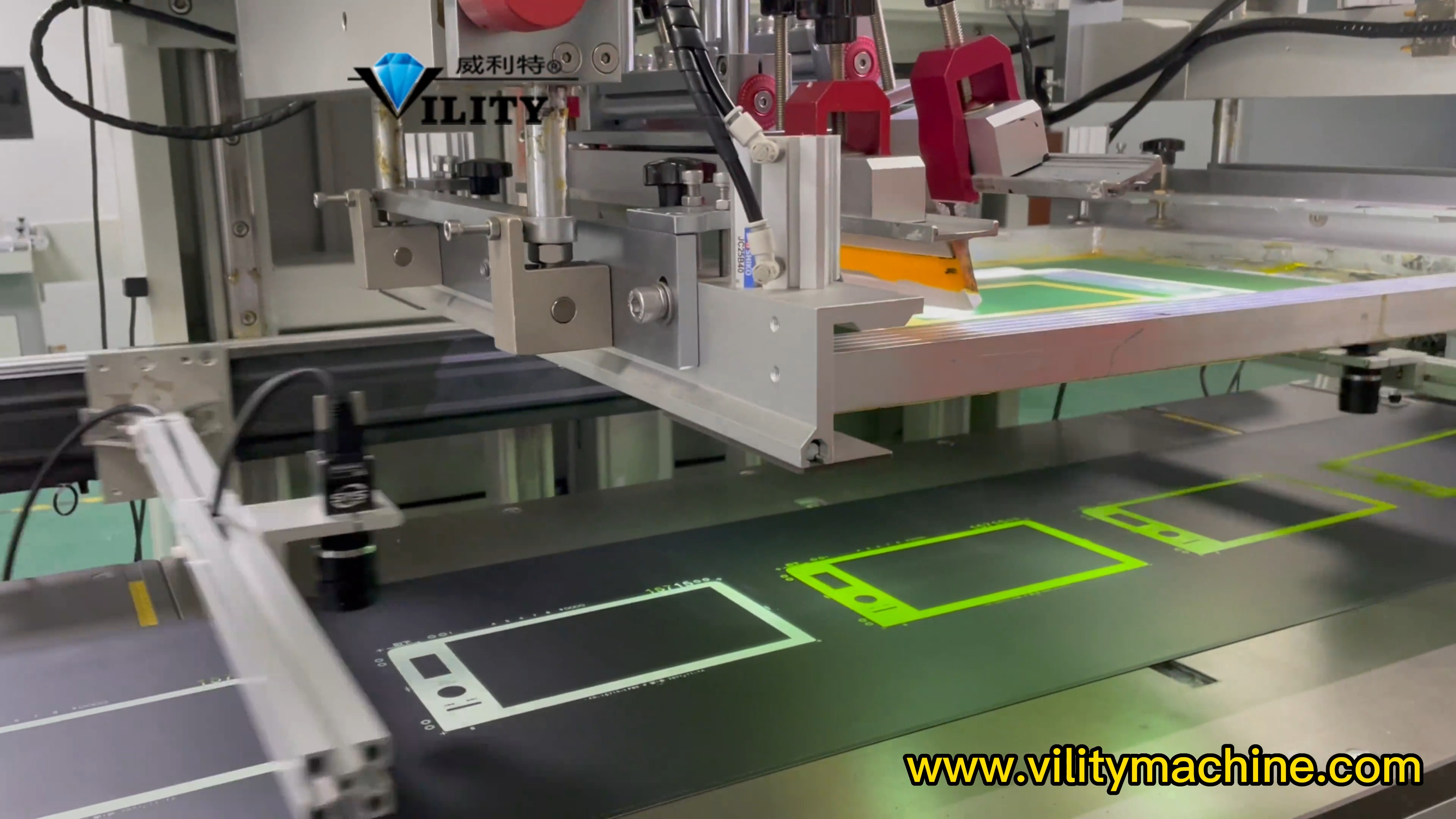  Best Quality Vility Roll to Roll CCD Screen Printing Machine for Membrane switch, panel Factory 