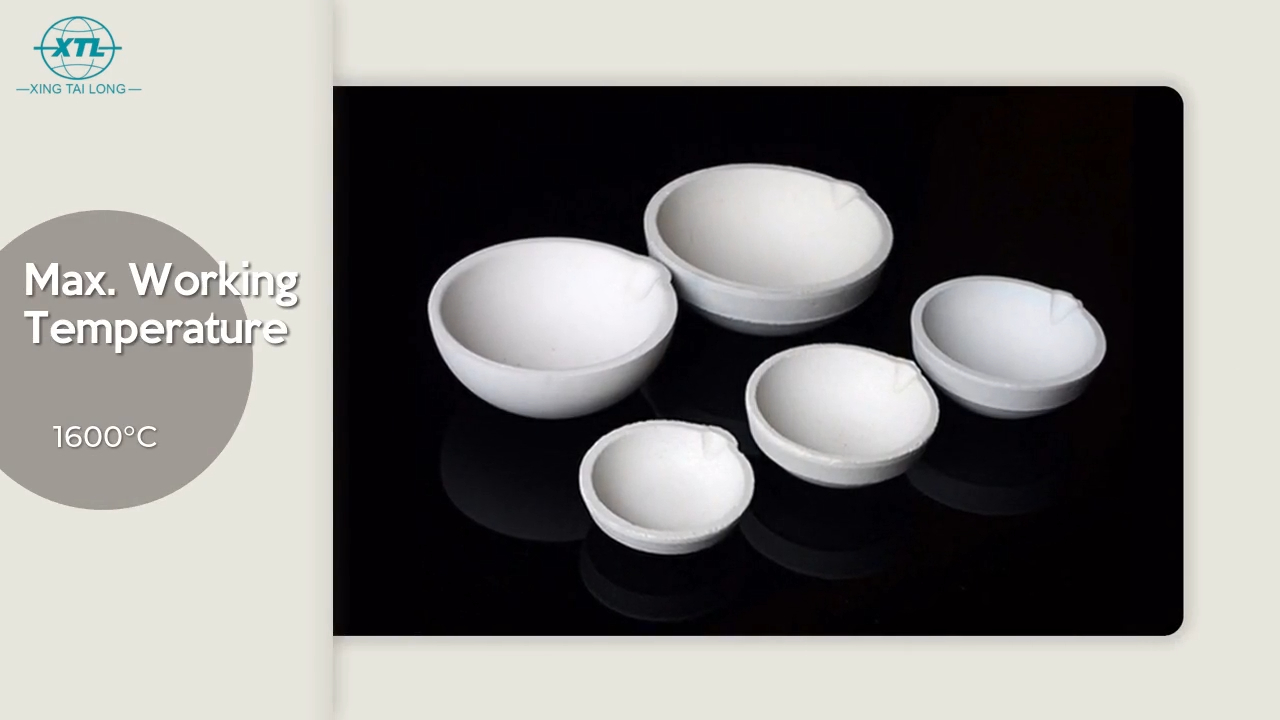 XTL sintyron Best Fused silica melting crucible, quartz smelting Clay Crucible Manufacturers bowl for gold and platinum