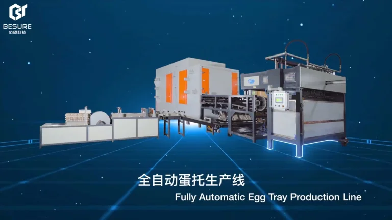 Automatic Reciprocating Tray Production Line Paper Egg Tray Machine