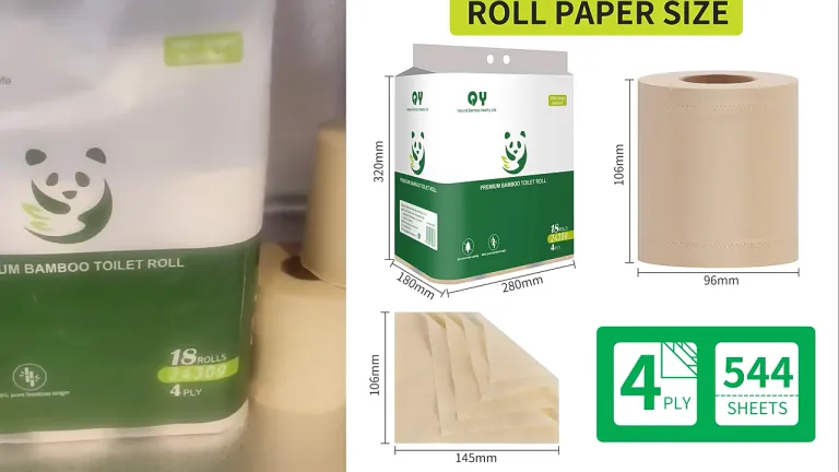 Grohandel mit ungebleichtem Recycling-Bambus-Toilettenpapier Hersteller -  Qingya Paper