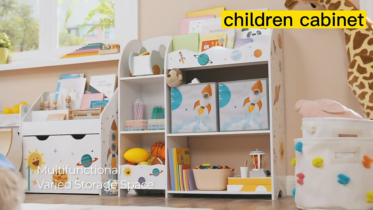  China Kids Plastic Children Cabinet Toy Storage Shelf Bedroom Funiture Packing Color Material Origin manufacturers - Leading 