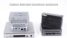 Extruded aluminum enclosure electronic Mini PC case