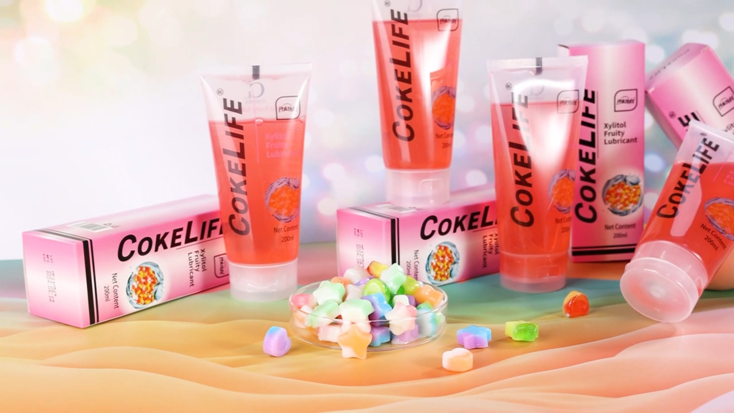 COKELIFE Sex Lubricant Water based Fruit Flavor Lubricants Sexual xylitol Lubricant