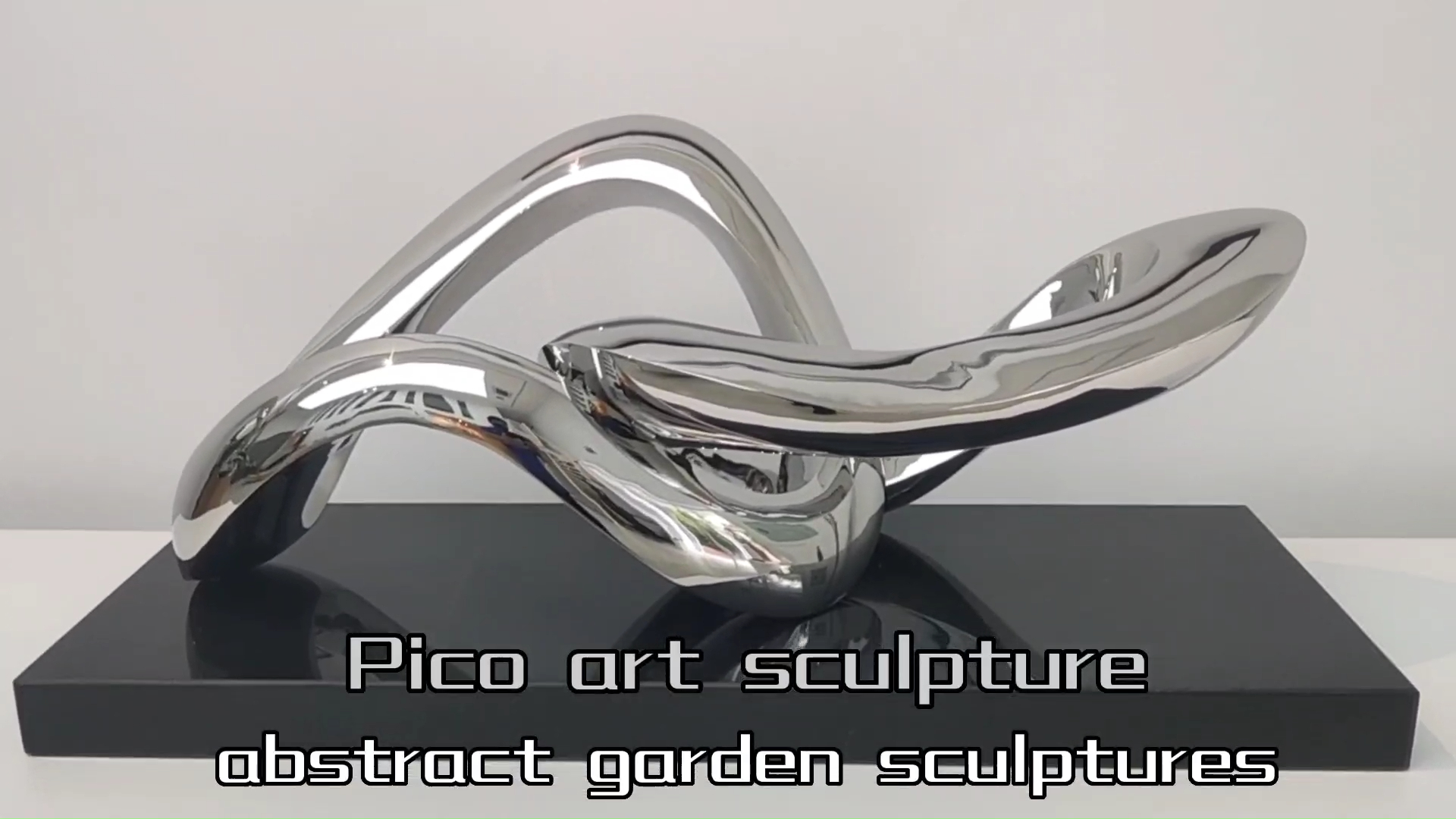 Intro to Modern Abstract Stainless Steel Art decorative Sculpture for Interior Pico Art