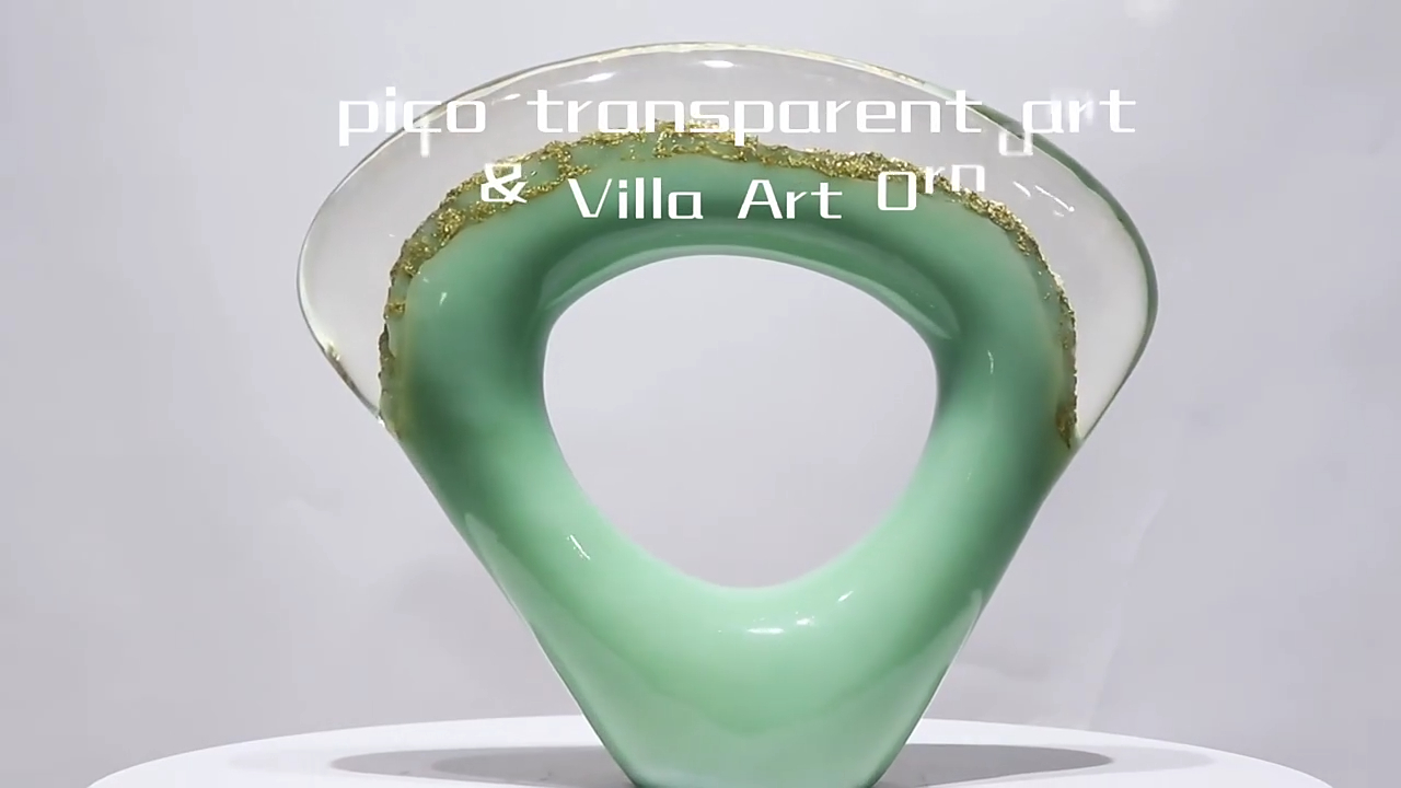 Intro to mixed sculpture fiberglass sculpture with transparent resin sculpture Pico Art