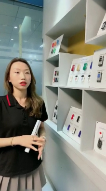 The beautiful saleswoman shows you around the factory to reveal YET's products Supplier & manufacturers | Yaoertai