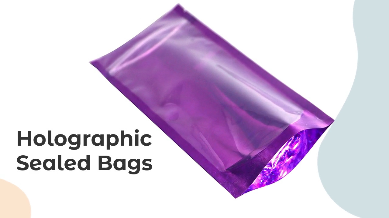 High quality holographic ziplock bag factory