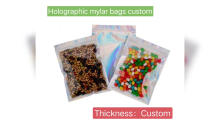 Holographic mylar bags custom wholesale RSH Packaging China