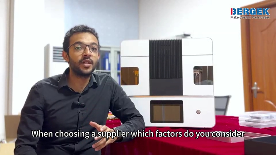  When choosing a supplier which factors do you consider Products | Bergek CNC 