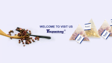 From Europe operating the popular TP-P100 pyramid tea bag packing machine