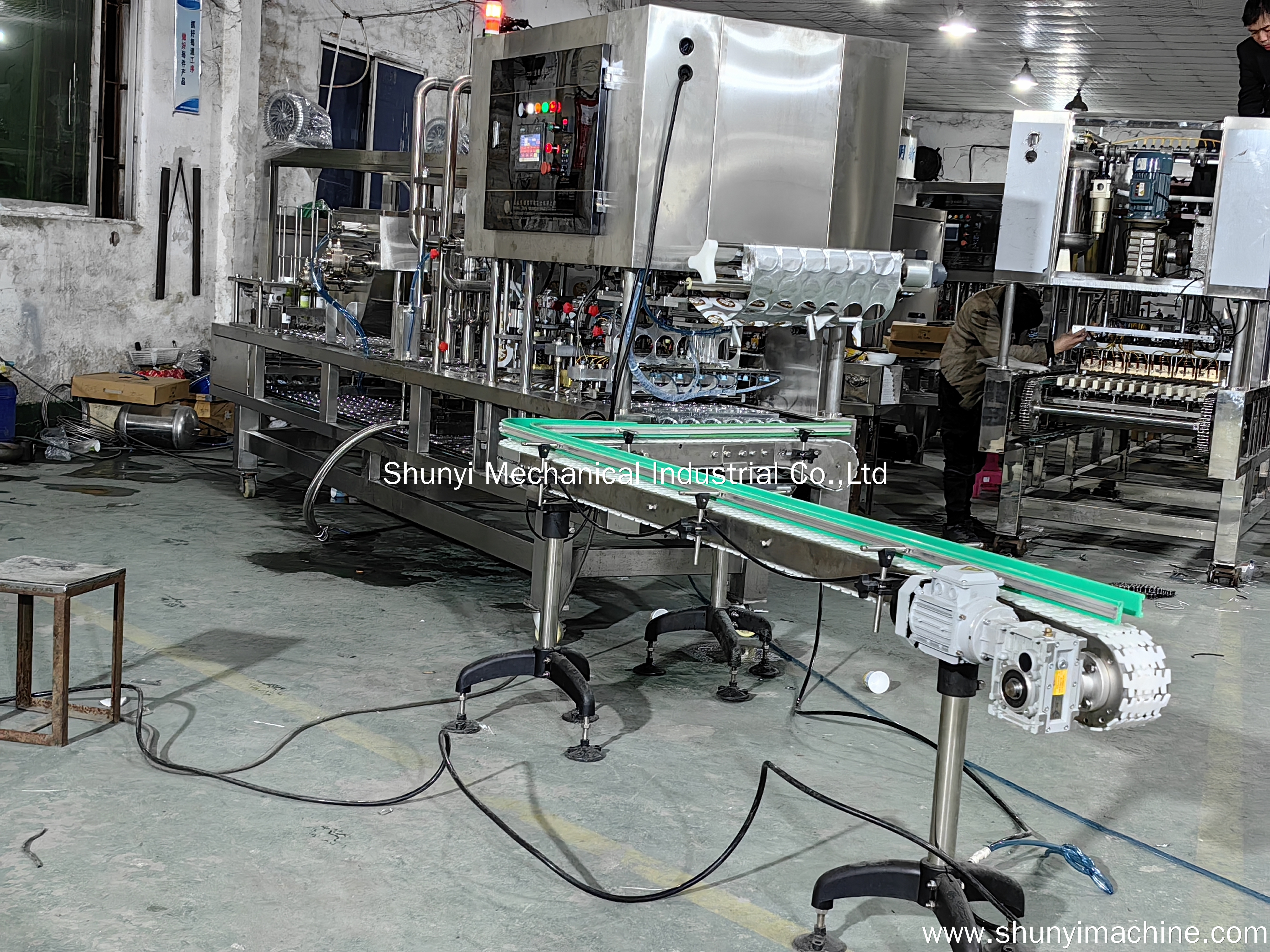 SHUNYI MACHINE CFD-6 cup yoghurt filling sealing machine Supplier & manufacturers | SHUNYI