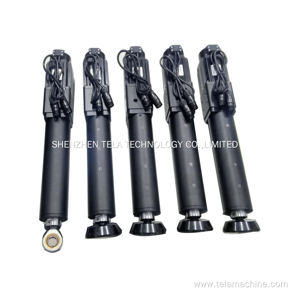 4DOF+TL+Surge servo motor actuator kits 150mm stroke+servo motor driver