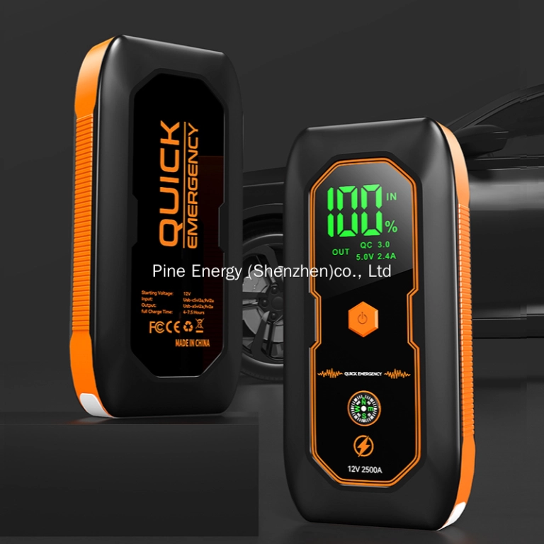 High Power 16000mAh Lithium Battery Jump Starter with Air Compressor Multi-Function Automobile Emergency Jump Start Powe factory
