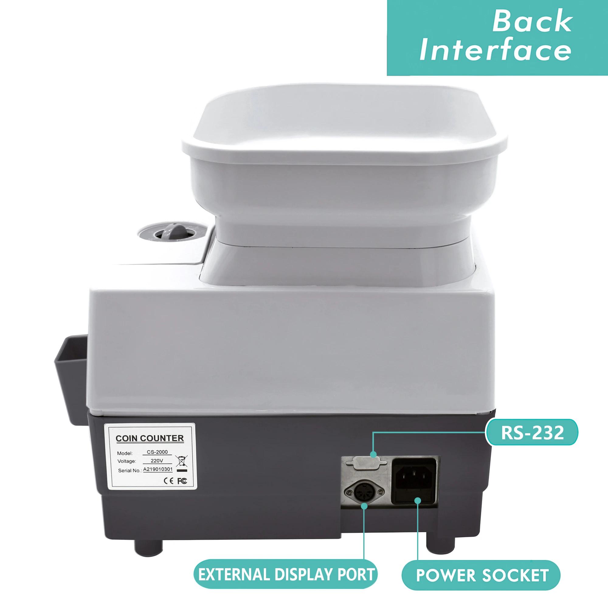 Heavy duty high speed coin counter CS-2000 | RIBAO Technology