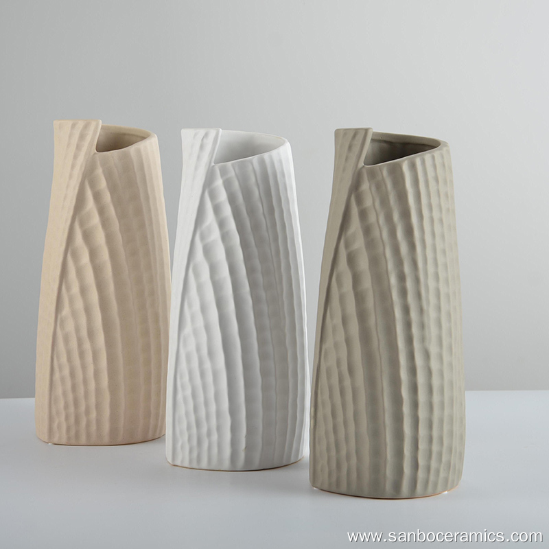 Simple modern ceramic vase Supplier & manufacturers SANBO